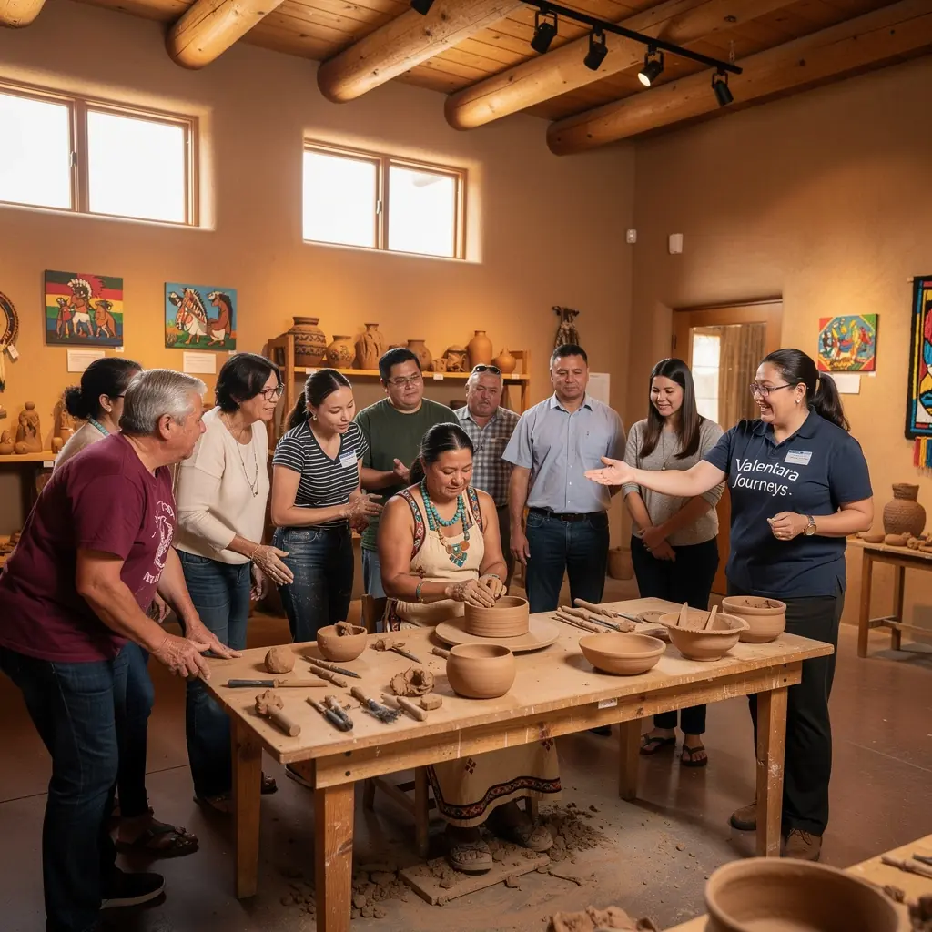 Lokalny przewodnik pokazujący turystom najciekawsze miejsca w mieście.
